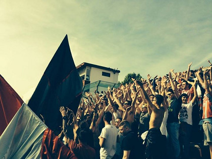 Tifosi angresi a Sarno